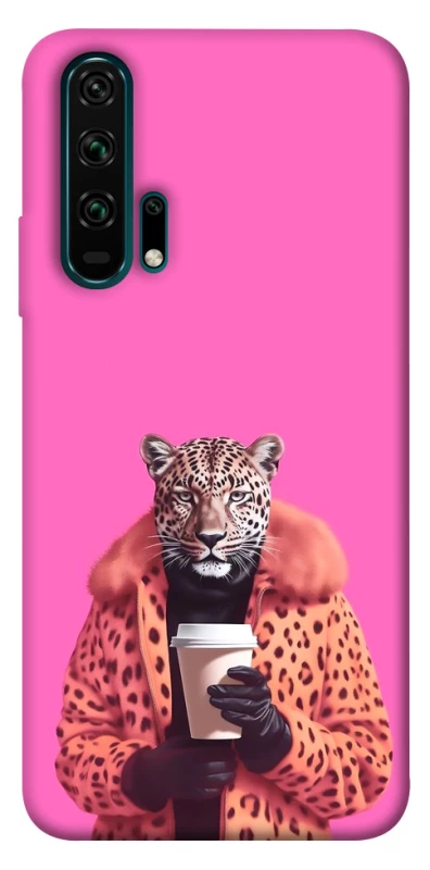 Чохол на Huawei Honor 20 Pro Леопард з кавою фото 1 з 1