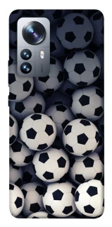 Чехол на Xiaomi 12 Pro Футбольные мячи фото 1 из 1