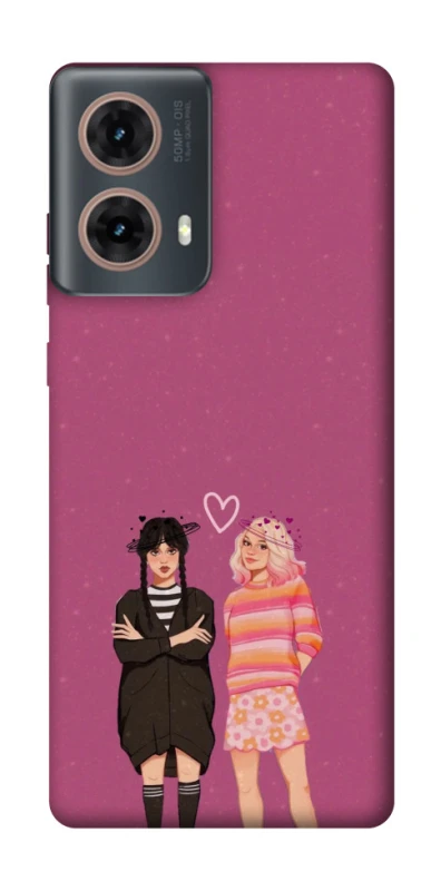 Чохол на Motorola Moto G85 Raven & Rainbow Wednesday фото 1 з 1