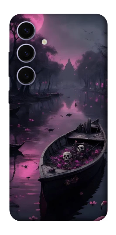 Чохол на Samsung Galaxy S25+ Boat and flamingo фото 1 з 1