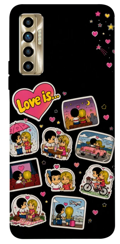 Чехол на TECNO Camon 17P Love is ver.3 фото 1 из 1