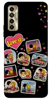 Чохол на TECNO Camon 17P Love is ver.3 фото 1 з 1