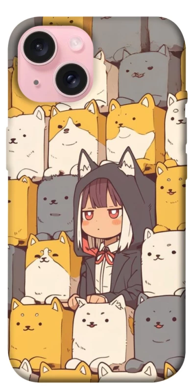 Чохол на Apple iPhone 15 (6.1") Like a cat фото 1 з 1