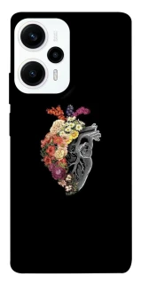 Чохол на Xiaomi Poco F5 / Note 12 Turbo Heart with flowers фото 1 з 1