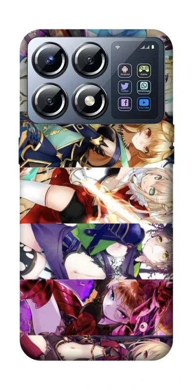 Чехол на Xiaomi POCO X8 Pro Genshin Impact ver.2 фото 1 из 1