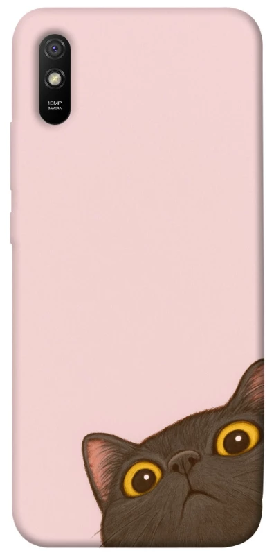 Чохол на Xiaomi Redmi 9A Peeping cat фото 1 з 1