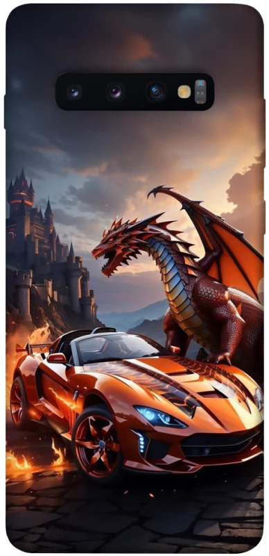 Чохол на Samsung Galaxy S10+ Сar and dragon фото 1 з 1
