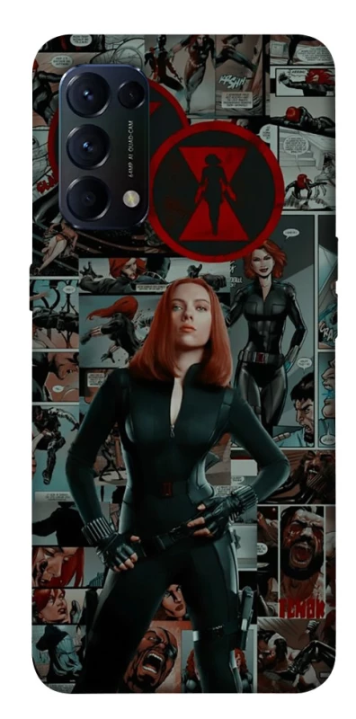 Чохол на Oppo Reno 5 4G Black Widow фото 1 з 1