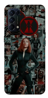 Чохол на Oppo Reno 5 4G Black Widow фото 1 з 1