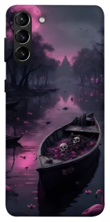 Чехол на Samsung Galaxy S21+ Boat and flamingo фото 1 из 1