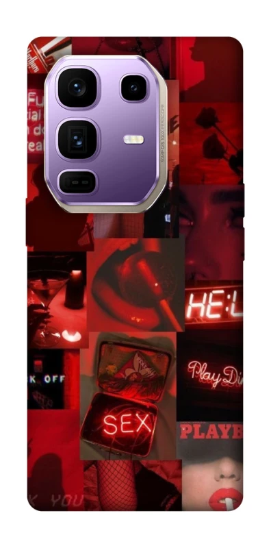 Чехол на Infinix Note 50 Pro+ Love collage ver.3 фото 1 из 1