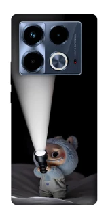 Чохол на Infinix Note 40 4G Labubu with flashlight ver.3 фото 1 з 1