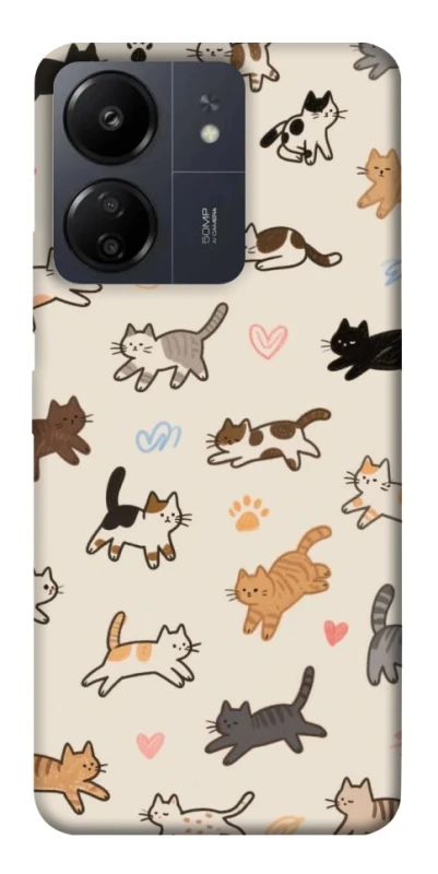 Чехол на Xiaomi Poco C65 Cat style ver.2 фото 1 из 1