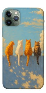 Чехол на Apple iPhone 11 Pro (5.8") cats on wall фото 1 из 1