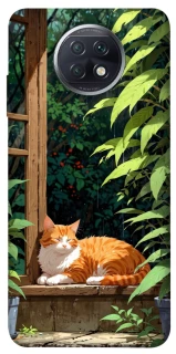 Чохол на Xiaomi Redmi Note 9 5G / Note 9T red cat фото 1 з 1