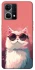 Чохол на Oppo Reno 7 4G Сat with glasses фото 1 з 1