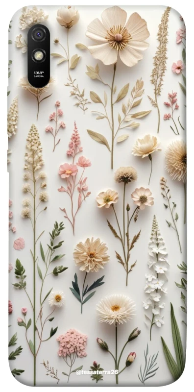 Чохол на Xiaomi Redmi 9A Floral design ver.1 фото 1 з 1