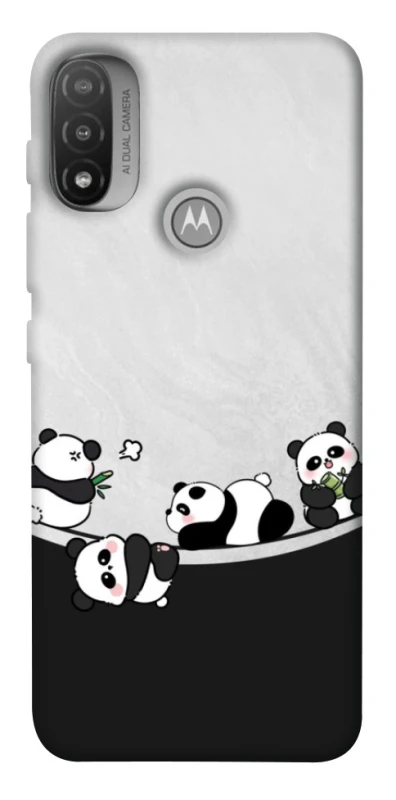 Чехол на Motorola Moto E20 Four pandas фото 1 из 1