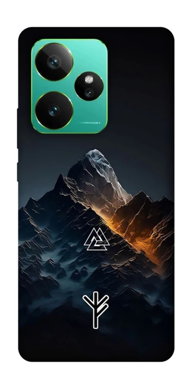 Чехол на Realme GT 7 Руны в горах фото 1 из 1