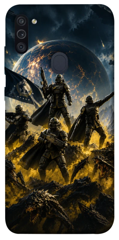 Чохол на Samsung Galaxy M11 HELLDIVERS фото 1 з 1