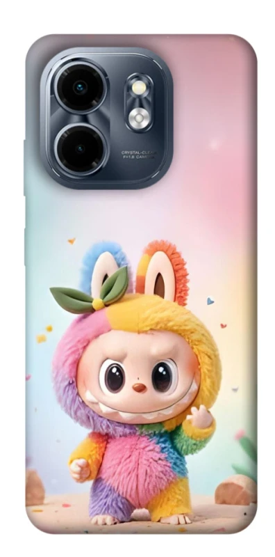 Чохол на Infinix Smart 9 4G / Hot 50i Labubu colored фото 1 з 1