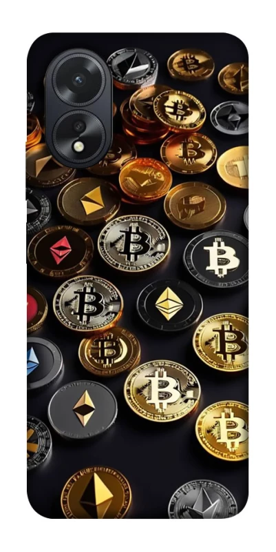 Чохол на Oppo A38 Many coins фото 1 з 1