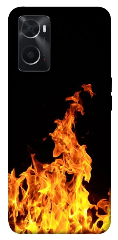 Чехол на Oppo A76 4G Огонь фото 1 из 1