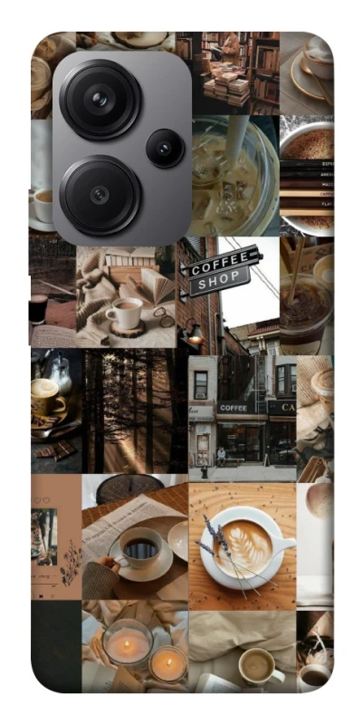 Чохол на Xiaomi Redmi Note 13 Pro+ Coffee collage ver.3 фото 1 з 1