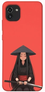 Чохол на Samsung Galaxy A03 Red samurai фото 1 з 1