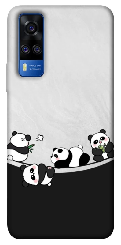 Чехол на Vivo Y51a Four pandas фото 1 из 1