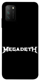 Чохол на Xiaomi Poco M3 Megadeth logo фото 1 з 1