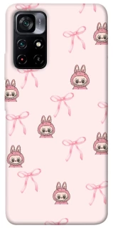 Чохол на Xiaomi Poco M4 Pro 5G Pink bows and Labubus фото 1 з 1