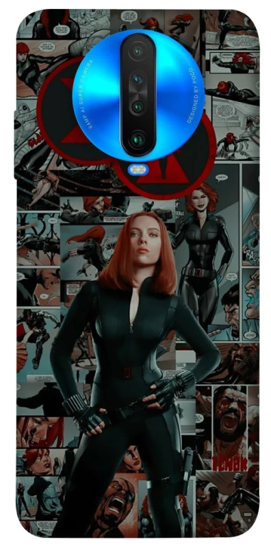 Чехол на Xiaomi Poco X2 Black Widow фото 1 из 1
