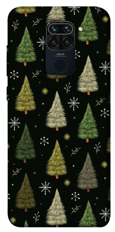 Чехол на Xiaomi Redmi Note 9 / Redmi 10X Новогодний v42 фото 1 из 1