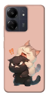 Чехол на Xiaomi Poco C65 Сat and cat фото 1 Чехол на Xiaomi Poco C65 Сat and cat фото 1 из 1
