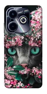 Чехол на Infinix Hot 40i Кот в цветах фото 1 из 1