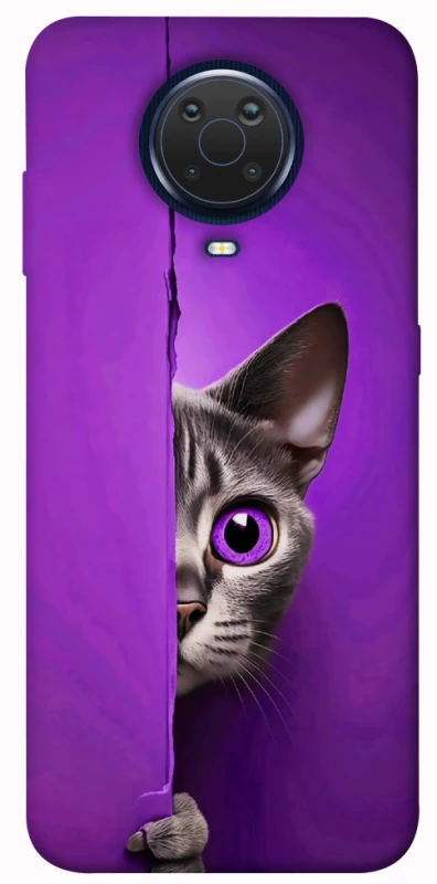 Чохол на Nokia G20 / G10 / 6.3 Кіт-підглядач фото 1 з 1