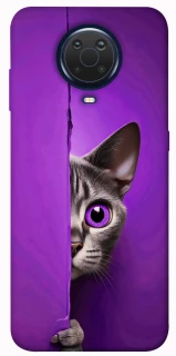 Чохол на Nokia G20 / G10 / 6.3 Кіт-підглядач фото 1 з 1