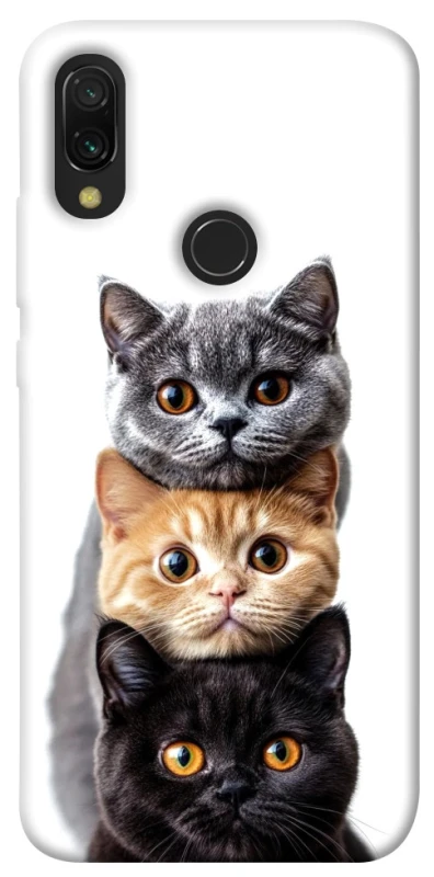 Чохол на Xiaomi Redmi 7 Гарні котики фото 1 з 1