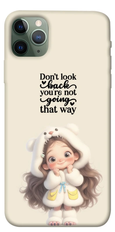 Чехол на Apple iPhone 11 Pro Max (6.5") Don't look back фото 1 из 1