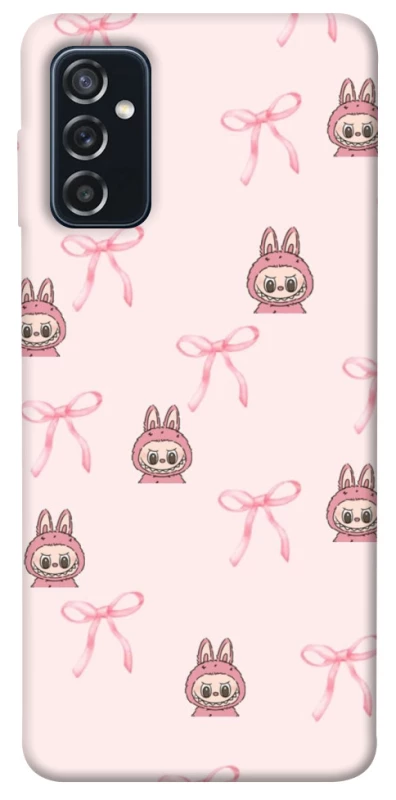Чохол на Samsung Galaxy M52 Pink bows and Labubus фото 1 з 1