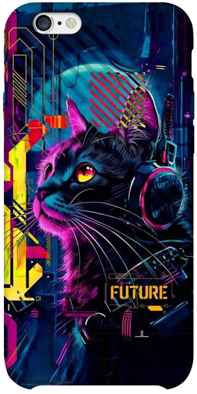 Чохол на Apple iPhone 6/6s plus (5.5") Cyber Cat v2 фото 1 з 1