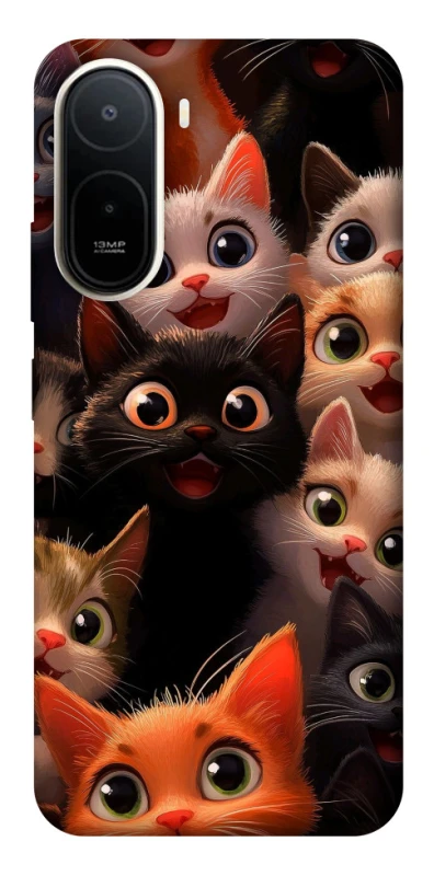 Чохол на Xiaomi Redmi A7 Pro 4G happy cats фото 1 з 2