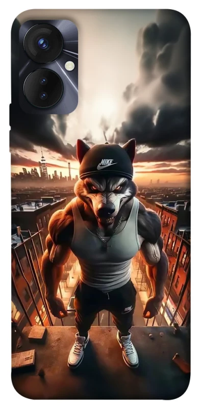 Чехол на TECNO Spark 9 Pro Волк фото 1 из 1