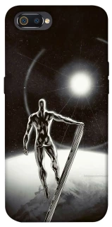 Чехол на Realme C2 Серебряный сёрфер фото 1 из 1