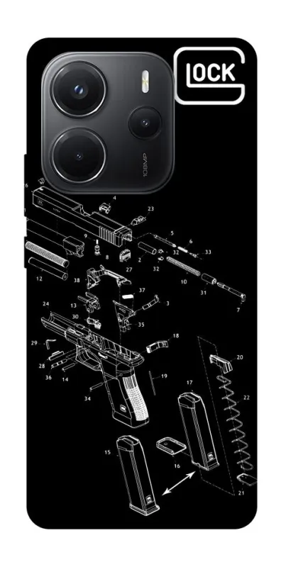 Чохол на Xiaomi Redmi Note 14 4G (Int. version) LOCK фото 1 з 1
