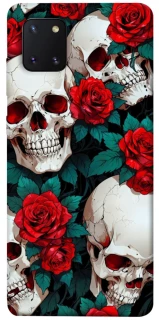 Чохол на Samsung Galaxy Note 10 Lite (A81) skull and rose фото 1 з 1