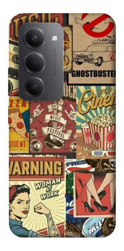 Чохол на Xiaomi Redmi 15 (Global) Retro collage ver.2 фото 1 з 1