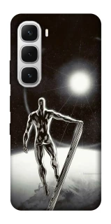 Чохол на Infinix Hot 60i Срібний серфер фото 1 з 1