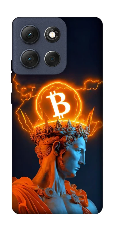 Чохол на Motorola Moto G86 Bitcoin God фото 1 з 1